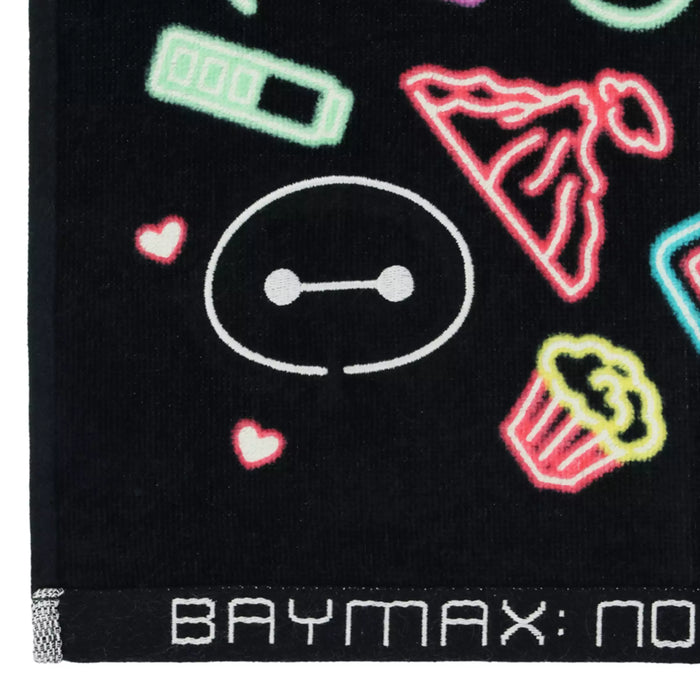 TDR - Colorful Neon & Baymax Themed Collection x Big Hero 6 Baymax Long Face Towel (Release Date: July 1, 2025)
