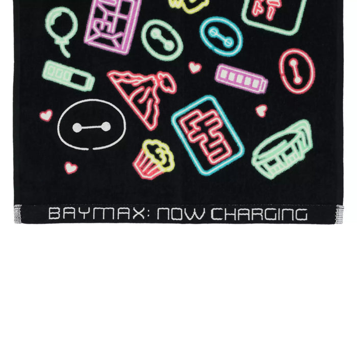 TDR - Colorful Neon & Baymax Themed Collection x Big Hero 6 Baymax Long Face Towel (Release Date: July 1, 2025)