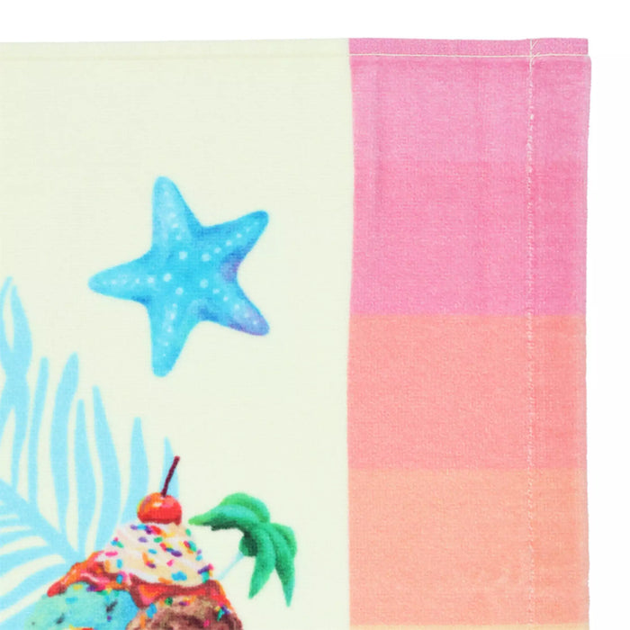TDR - Mickey & Friends "SUNNY SUNNY Summer" Collection x Mickey & Friends Width Bath Towel (Release Date: Jun 5. 2025)
