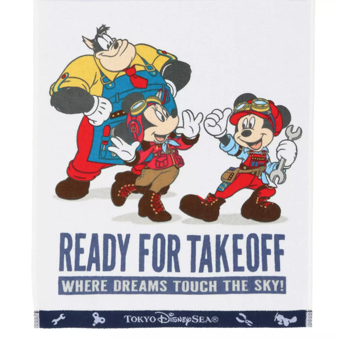 TDR - Mickey & Friends "Ready to Takeoff Where Dreams Touch the Sky" Collection x Face Towel (Release Date: July 15, 2025)