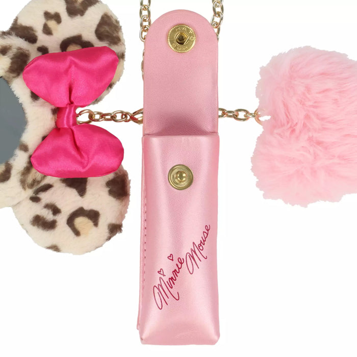 TDR - Enjoy Winter Fashion Collection x Minnie Mouse Leopard Print Lip Stick/Blam Case with Mirror (Release Date: Oct 16, 2025) (Pre Order, Restock Date is Unknown)