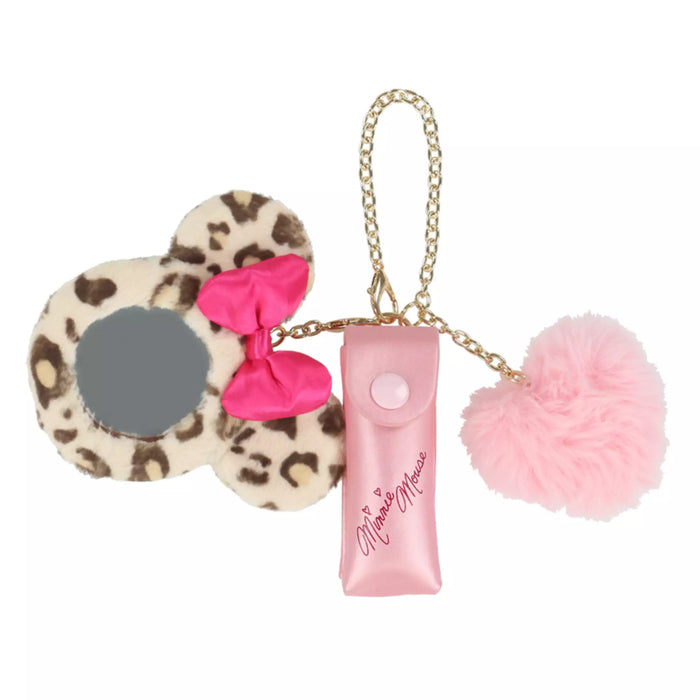 TDR - Enjoy Winter Fashion Collection x Minnie Mouse Leopard Print Lip Stick/Blam Case with Mirror (Release Date: Oct 16, 2025) (Pre Order, Restock Date is Unknown)