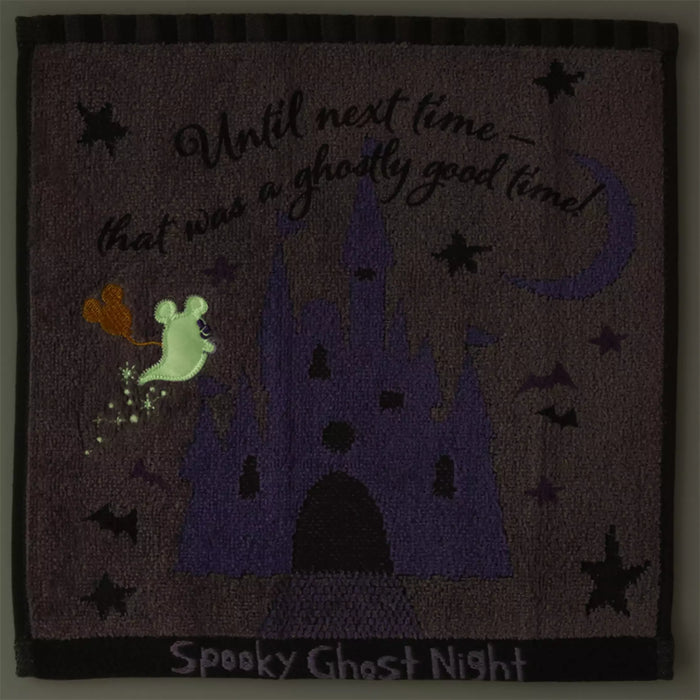 TDR - 2025 Mickey & Friends Disney Halloween "Spook Ghost Night!" Collection x Mickey Mouse Ghost Mini Towels Set (Release Date: Sept 16, 2025)