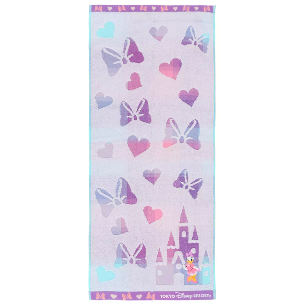 TDR - 2026 Daisy Duck "Bow & Heart" Face Towel (Release Date: May 28, 2026)
