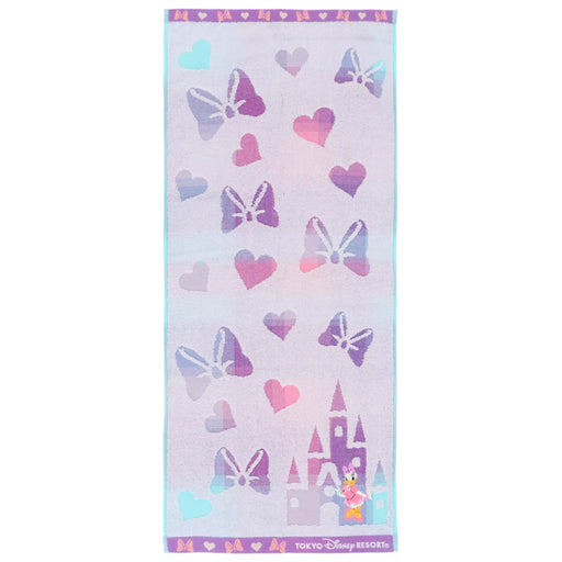 TDR - 2026 Daisy Duck "Bow & Heart" Face Towel (Release Date: May 28, 2026)