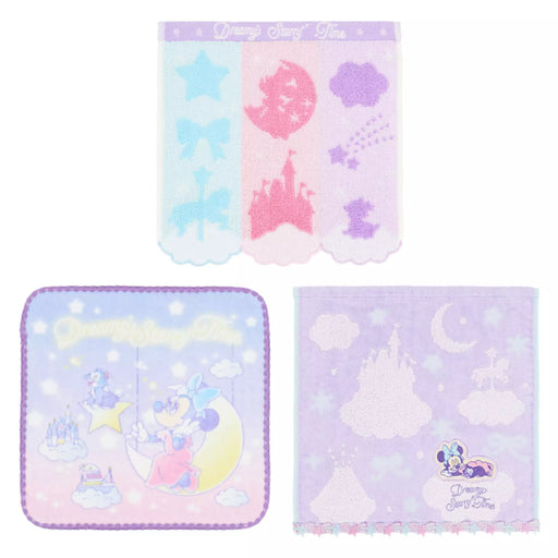 TDR - 2026 Dreamy Starry Time Collection x Minnie Mouse and Figaro Mini Towels Set of 3 (Release Date: Jun 25, 2026)