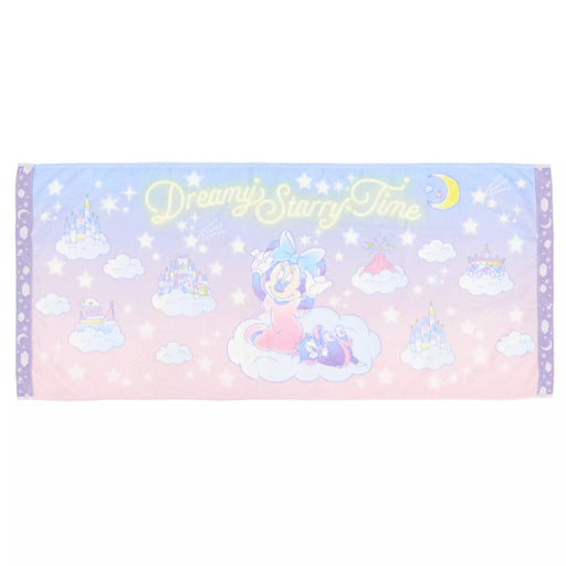 TDR - 2026 Dreamy Starry Time Collection x Minnie Mouse and Figaro Bath Towel (Release Date: Jun 25, 2026)