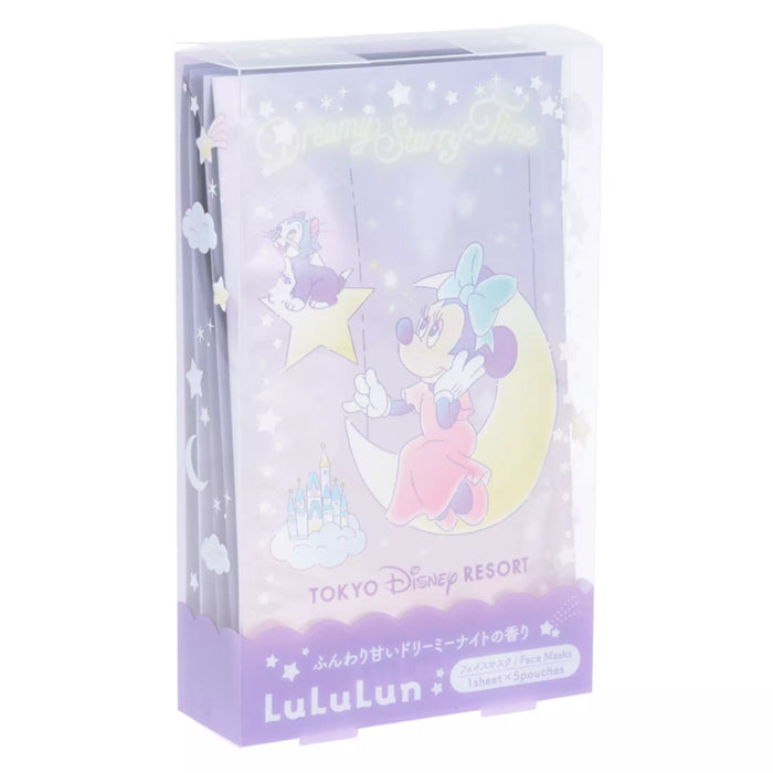 TDR - 2026 Dreamy Starry Time Collection x Minnie Mouse and Figaro LuLuLun Face Masks Set of 5 (Release Date: Jun 25, 2026)