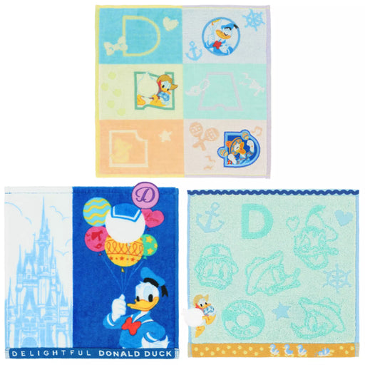 TDR - 2026 Cheerful Donald Duck Enjoying the Park Collection x Mini Towels Set of 3 (Release Date: Oct 15, 2026)