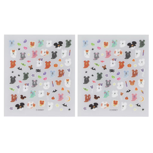 TDR - 2026 Disney Halloween x Mickey & Minnie Mouse 'Scared Ghost & Pumpkin Lantern Collection x "Glow in the Dark" Nail Stickers Set of 2 (Release Date: Sept 15, 2026)