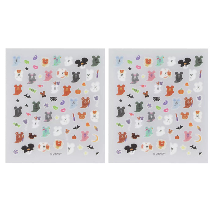 TDR - 2026 Disney Halloween x Mickey & Minnie Mouse 'Scared Ghost & Pumpkin Lantern Collection x "Glow in the Dark" Nail Stickers Set of 2 (Release Date: Sept 15, 2026)