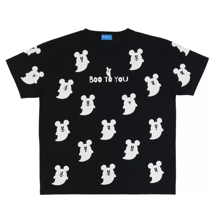 TDR - 2025 Mickey & Friends Disney Halloween "Spook Ghost Night!" Collection x Mickey Mouse Ghost "Glow in the Dark" T Shirt for Adults (Release Date: Sept 16, 2025)