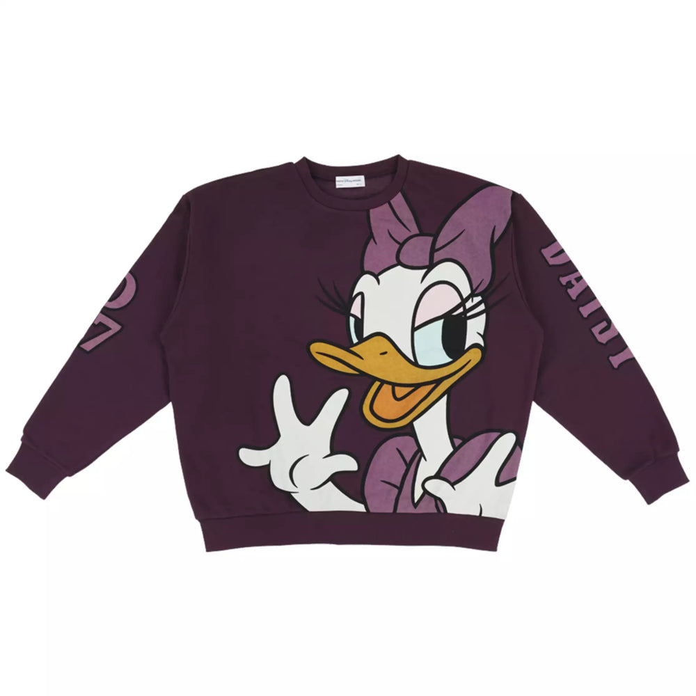 TDR - 2026 Daisy Duck "Big Silhouette" Pullover Sweatshirt for Adults (Release Date: Oct 29, 2026)
