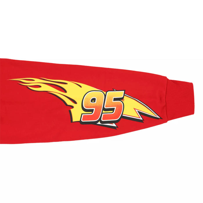 TDR - 2026 Disney Pixar Cars Rusteze Collection x Lighting McQueen Design Big Silhouette Sweatshirt for Adults Color: Red (Release Date: Oct 22, 2026)