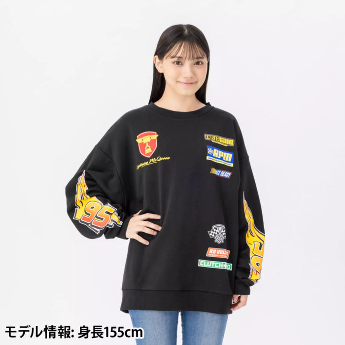 TDR - 2026 Disney Pixar Cars Rusteze Collection x Lighting McQueen Design Big Silhouette Sweatshirt for Adults Color: Black (Release Date: Oct 22, 2026)