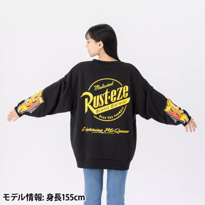 TDR - 2026 Disney Pixar Cars Rusteze Collection x Lighting McQueen Design Big Silhouette Sweatshirt for Adults Color: Black (Release Date: Oct 22, 2026)