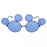 TDR - Fashion Sunglasses x Mickey Mouse (Color: Blue Stars) (Release Date: Oct 10, 2024)