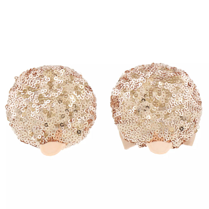 TDR - Minnie Mouse Sequin Ears Hair Clips Set (Color: Champagne)