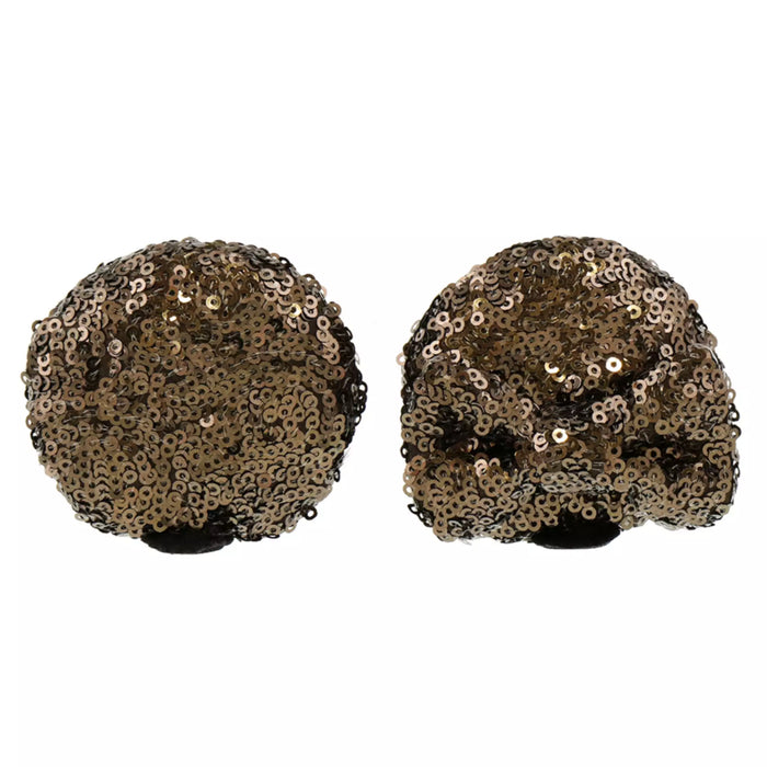 TDR - Minnie Mouse Sequin Ears Hair Clips Set (Color: Brown)