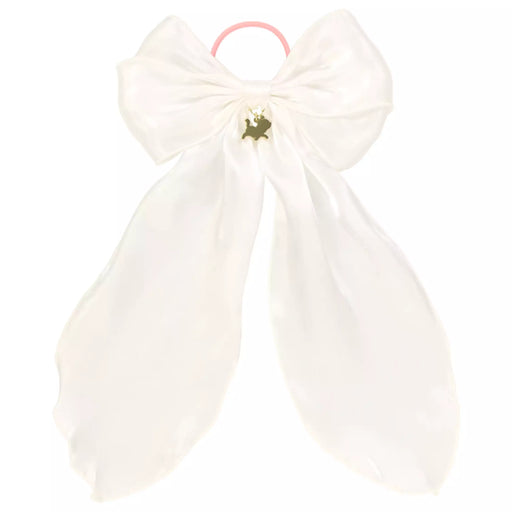 TDR - Big White Ribbon Hair Rubber with Marie Motif