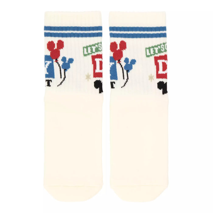 TDR - "Let's go to Tokyo Disney Resort" Collection x Mickey & Friends Socks (Size: 16 to 18 cm)