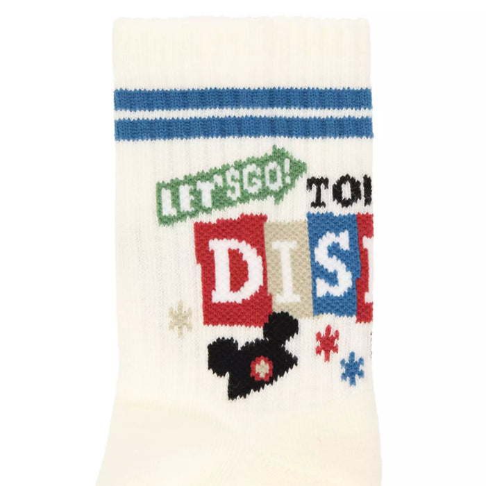 TDR - "Let's go to Tokyo Disney Resort" Collection x Mickey & Friends Socks (Size: 16 to 18 cm)