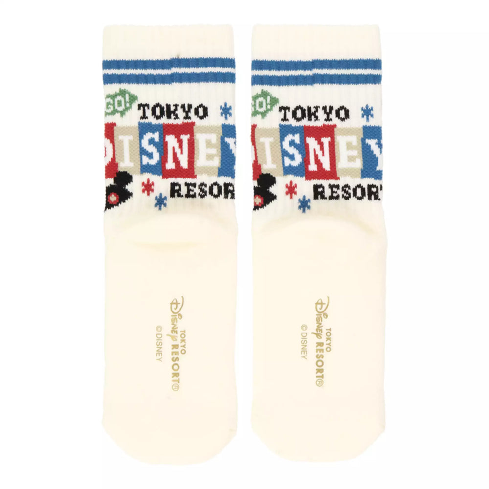 TDR - "Let's go to Tokyo Disney Resort" Collection x Mickey & Friends Socks (Size: 16 to 18 cm)