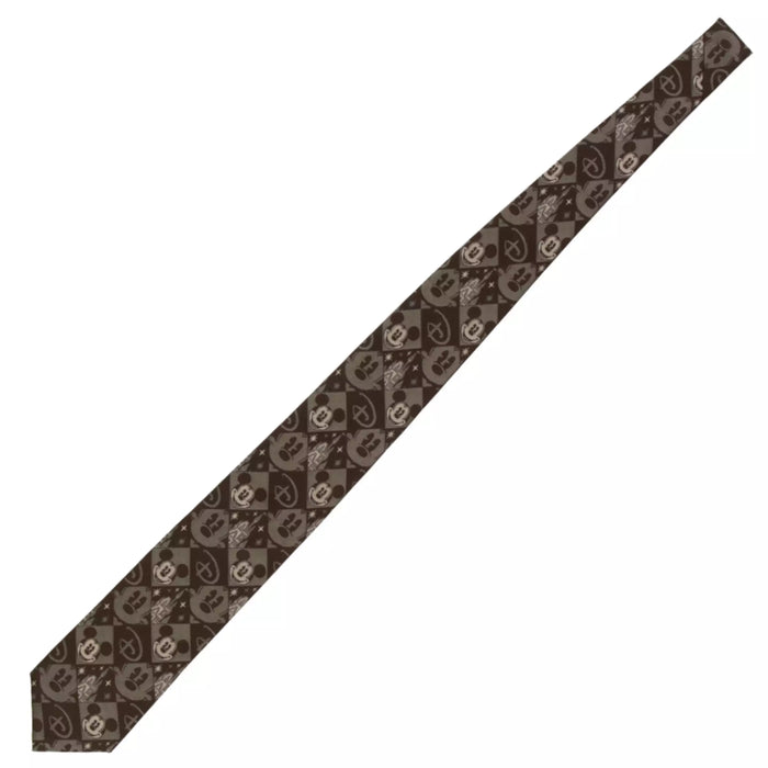 TDR - Mickey Mouse Designed Tie (Color: Brown)