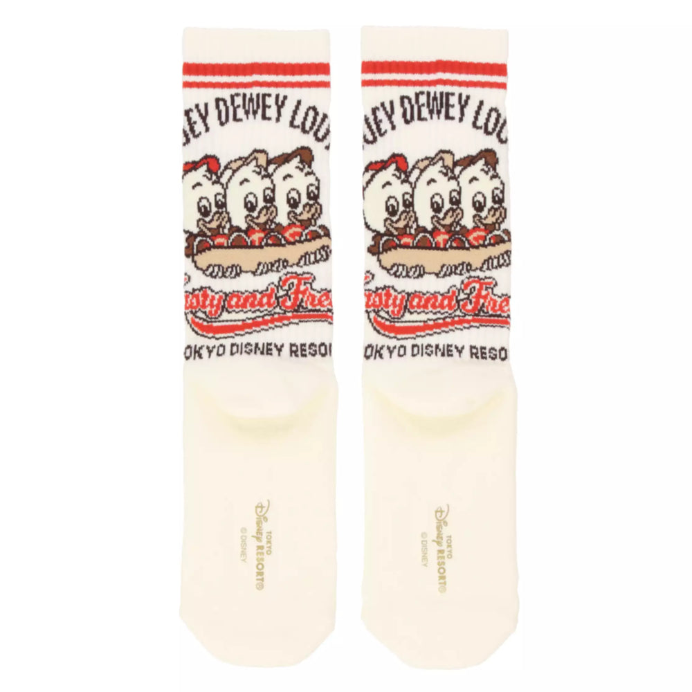 TDR - Huey, Dewey, and Louie ""American diner" Collection x Socks (Release Date: Dec 26, 2024)