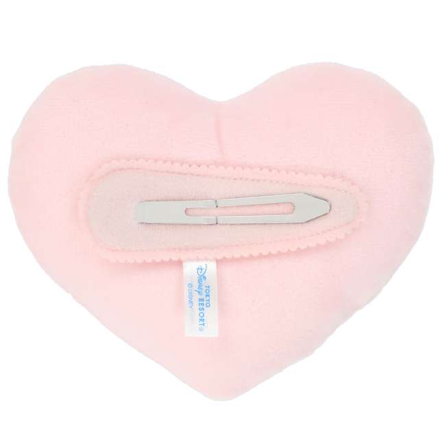TDR - Mickey & Minnie Mouse "Nakayoshi Club" Collection x Mickey Mouse Heart Shaped Plushy ‘Snap On’ Hair Clip (Release Date: May 22, 2025)