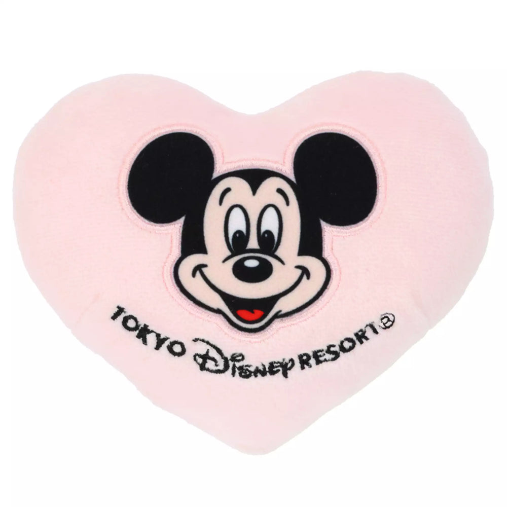 TDR - Mickey & Minnie Mouse "Nakayoshi Club" Collection x Mickey Mouse Heart Shaped Plushy ‘Snap On’ Hair Clip (Release Date: May 22, 2025)