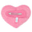 TDR - Mickey & Minnie Mouse "Nakayoshi Club" Collection x Minnie Mouse Heart Shaped Plushy ‘Snap On’ Hair Clip (Release Date: May 22, 2025)