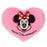 TDR - Mickey & Minnie Mouse "Nakayoshi Club" Collection x Minnie Mouse Heart Shaped Plushy ‘Snap On’ Hair Clip (Release Date: May 22, 2025)