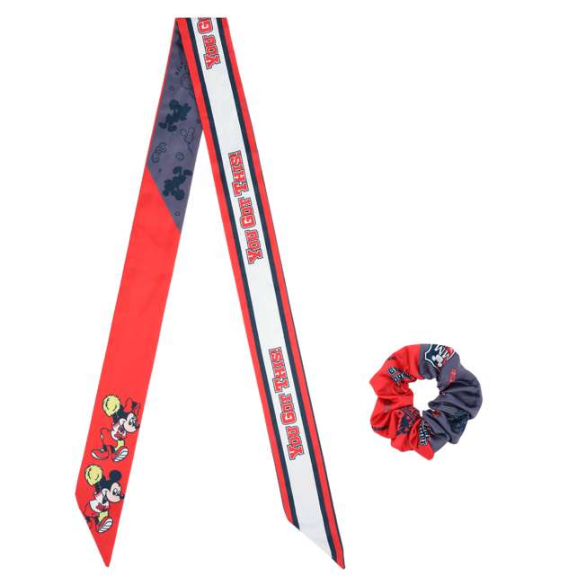 TDR - Mickey & Friends "Cheer Together" Collection x Mickey & Minnie Mouse Hair Scrunchie (Release Date: Apr 24 2025)