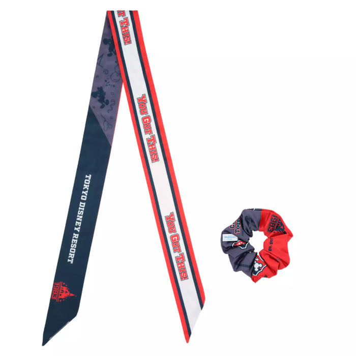 TDR - Mickey & Friends "Cheer Together" Collection x Mickey & Minnie Mouse Hair Scrunchie (Release Date: Apr 24 2025)