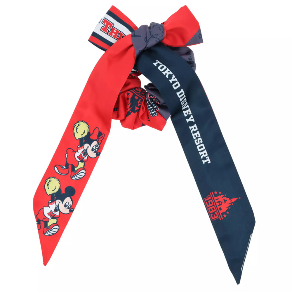 TDR - Mickey & Friends "Cheer Together" Collection x Mickey & Minnie Mouse Hair Scrunchie (Release Date: Apr 24 2025)