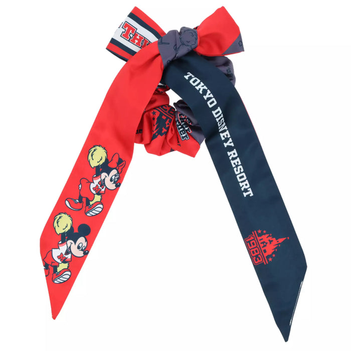 TDR - Mickey & Friends "Cheer Together" Collection x Mickey & Minnie Mouse Hair Scrunchie (Release Date: Apr 24 2025)