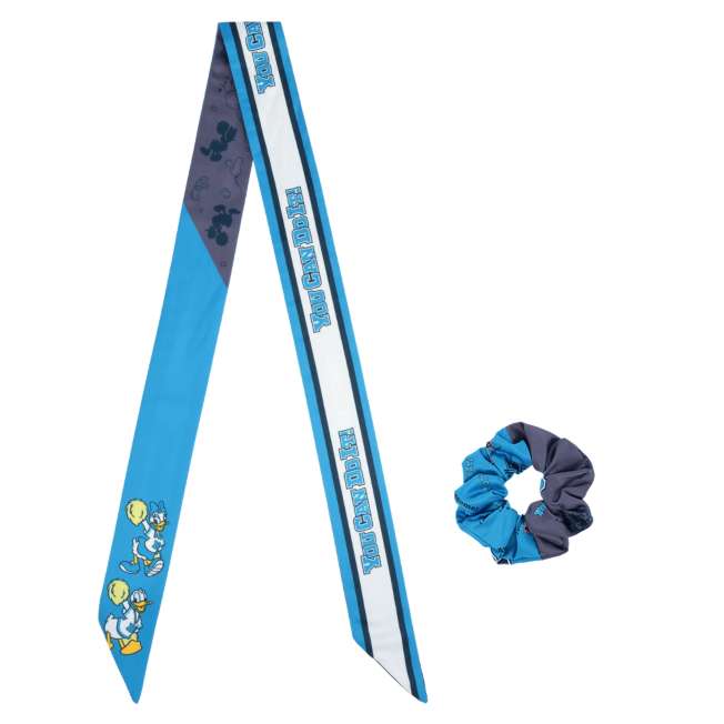 TDR - Mickey & Friends "Cheer Together" Collection x Donald & Daisy Duck Hair Scrunchie (Release Date: Apr 24 2025)