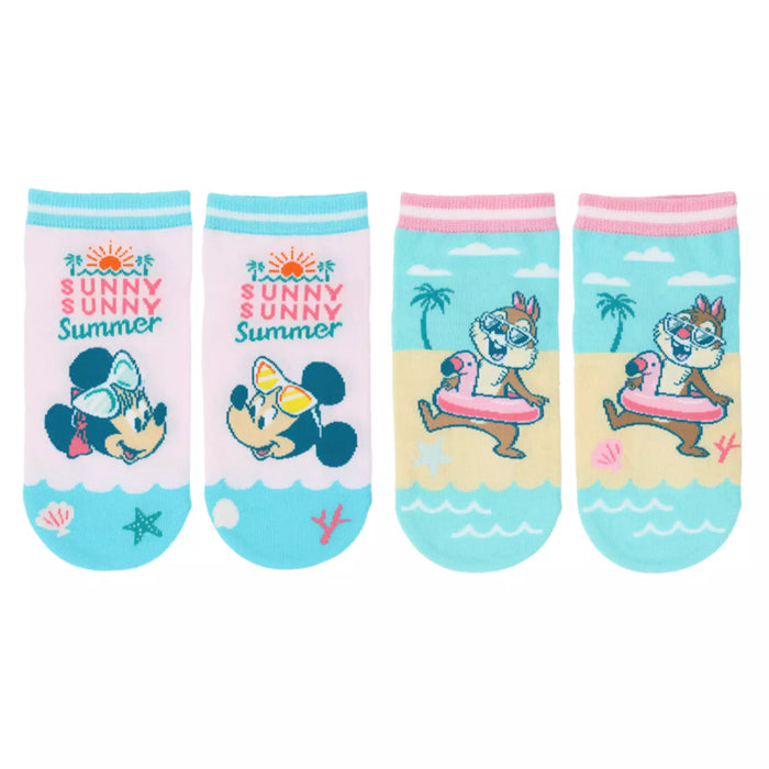 TDR - Mickey & Friends "SUNNY SUNNY Summer" Collection x Mickey & Friends Socks Set (Release Date: Jun 5. 2025)