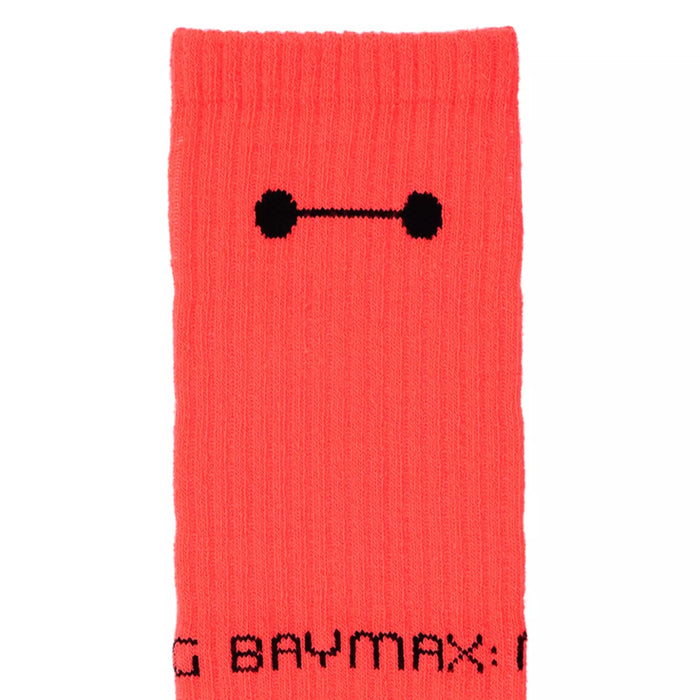 TDR - Colorful Neon & Baymax Themed Collection x Big Hero 6 Baymax Socks Color: Red (Release Date: July 1, 2025)