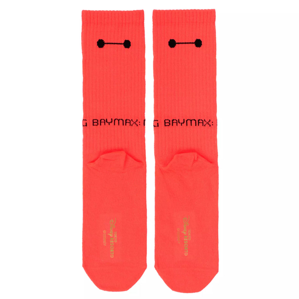 TDR - Colorful Neon & Baymax Themed Collection x Big Hero 6 Baymax Socks Color: Red (Release Date: July 1, 2025)