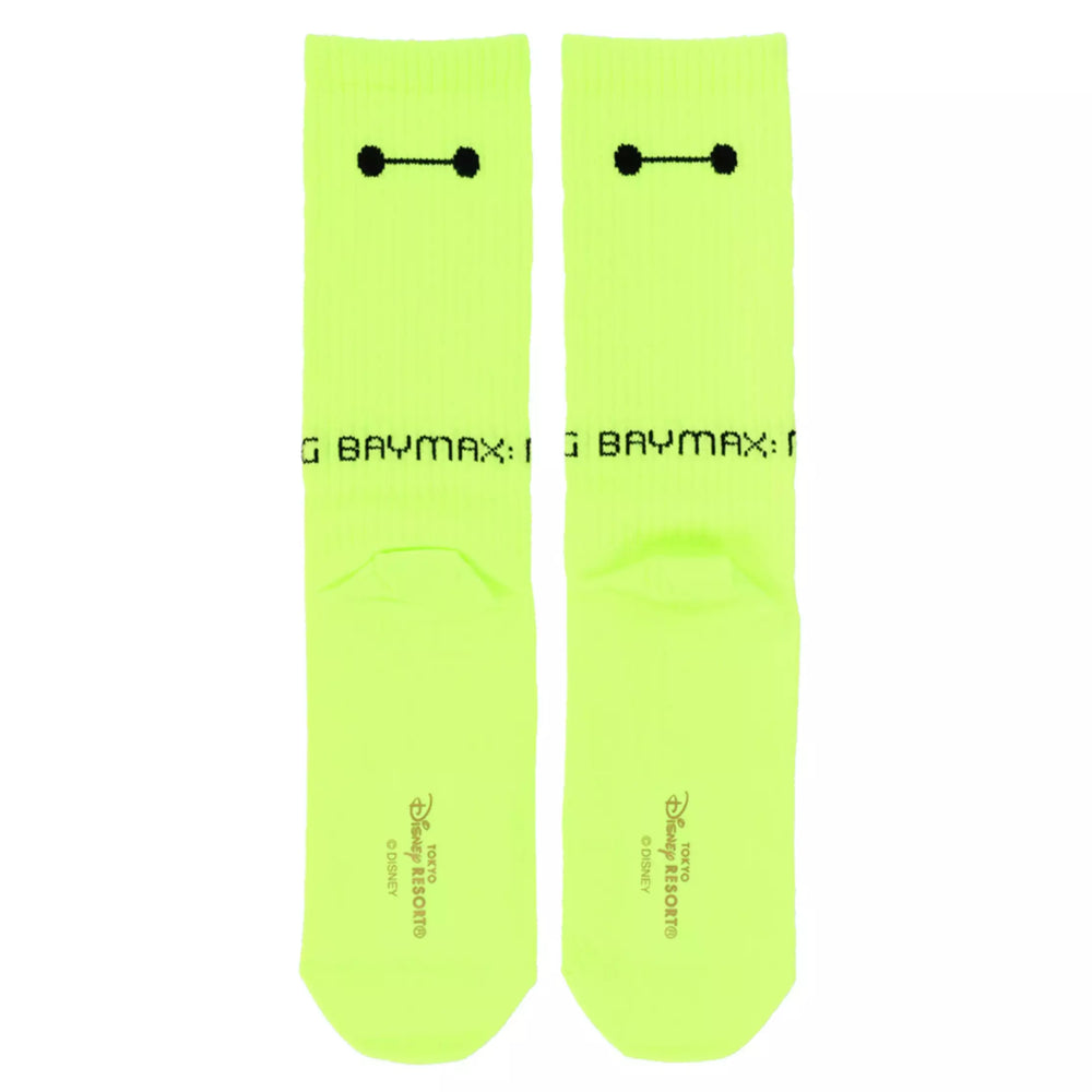 TDR - Colorful Neon & Baymax Themed Collection x Big Hero 6 Baymax Socks Color: Green (Release Date: July 1, 2025)