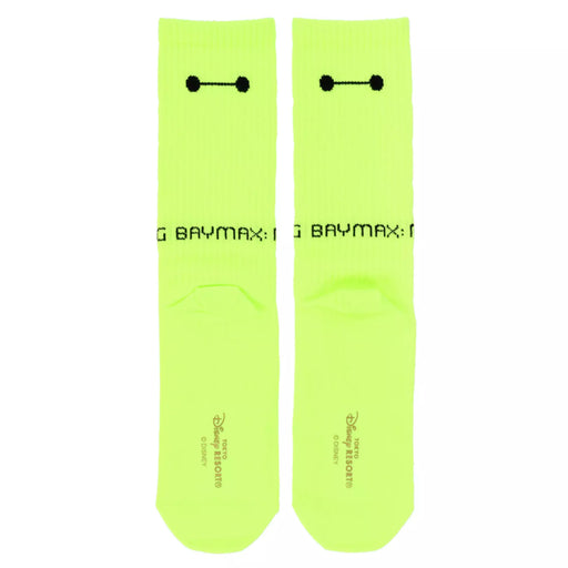 TDR - Colorful Neon & Baymax Themed Collection x Big Hero 6 Baymax Socks Color: Green (Release Date: July 1, 2025)