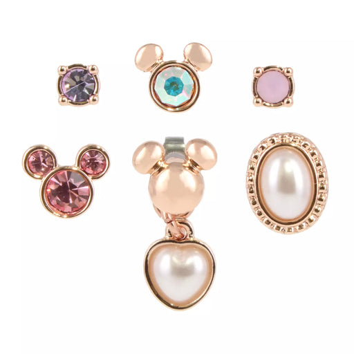 TDR - Mickey Mouse Earrings Sets of 6 Color: Pink (Release Date: Nov 6, 2025)