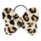 TDR - 2026 Minnie Mouse Fluffy Big Bow with Leopard Print Hair Tie Color: Beige (Release Date: Sep 24, 2026)