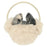 TDR 2026 Minnie Mouse Head Shaped Houndstootch Pattern Fluffy Hair Ties Set of 3 (Release Date: Oct 22, 2026)