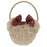 TDR 2026 Minnie Mouse Head Shaped Houndstootch Pattern Fluffy Hair Ties Set of 3 (Release Date: Oct 22, 2026)