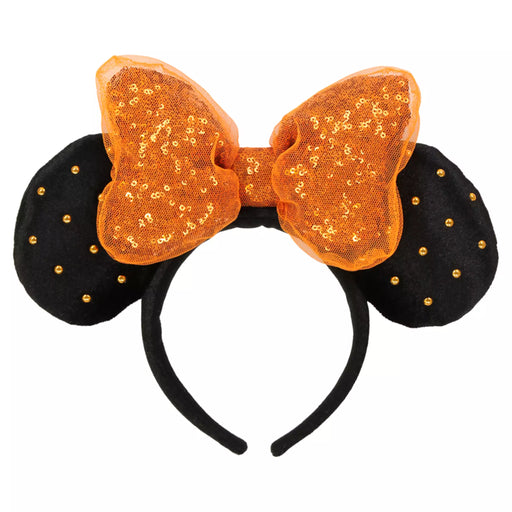 TDR - Minnie Mouse Orange "Fall-Colored" Pearl Ear Headband
