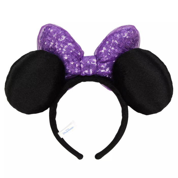 TDR - Minnie Mouse Purple "Fall-Colored" Pearl Ear Headband