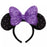 TDR - Minnie Mouse Purple "Fall-Colored" Pearl Ear Headband